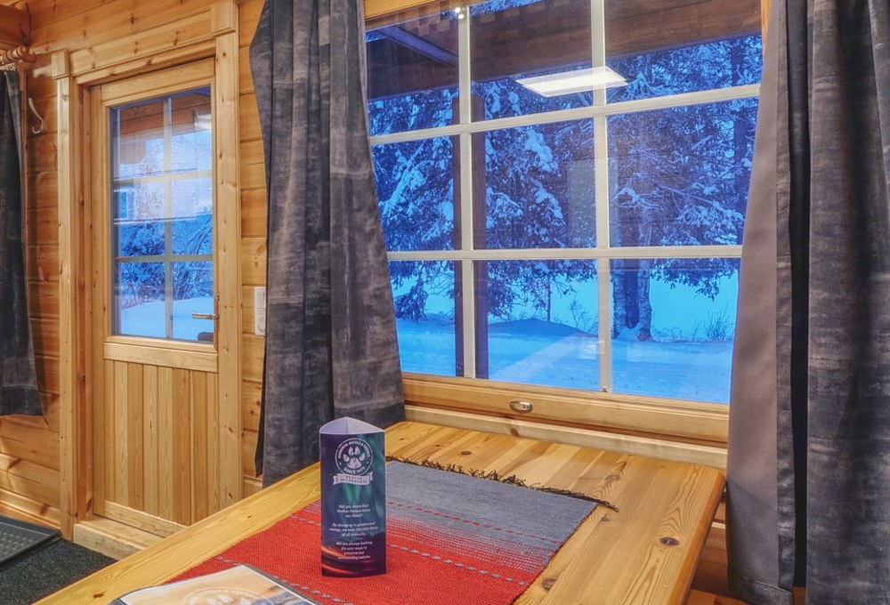 Harriniva Riverside Cabin Eingang